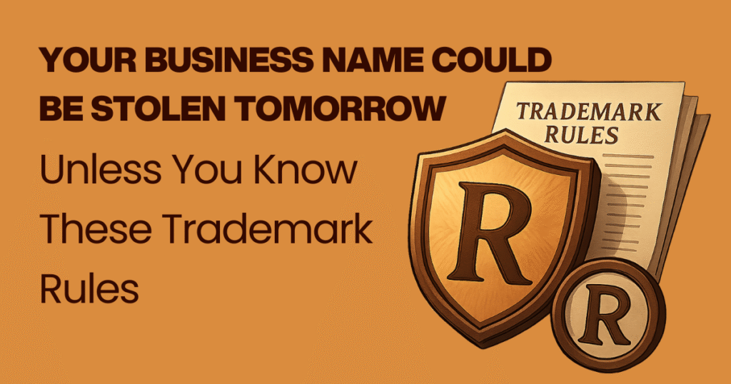 Your Business Name Could Be Stolen Tomorrow Unless You Know These Trademark Rules
