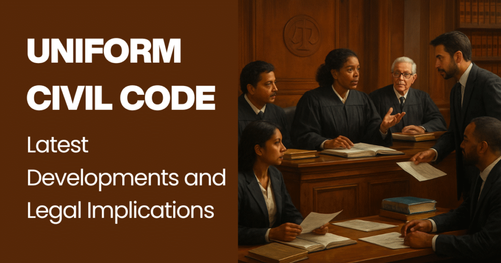 Uniform Civil Code Latest Developments and Legal Implications